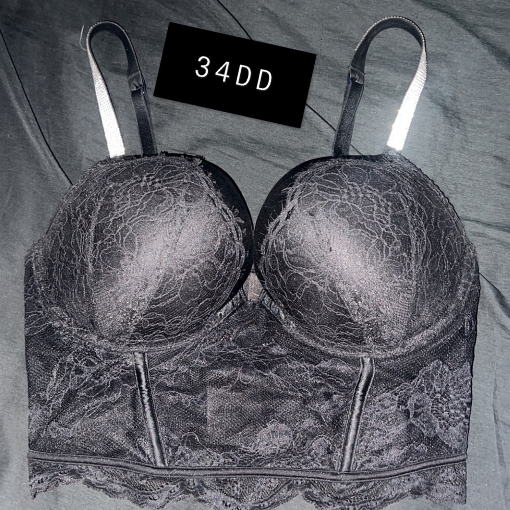 Victoria’s Secret black push up corset